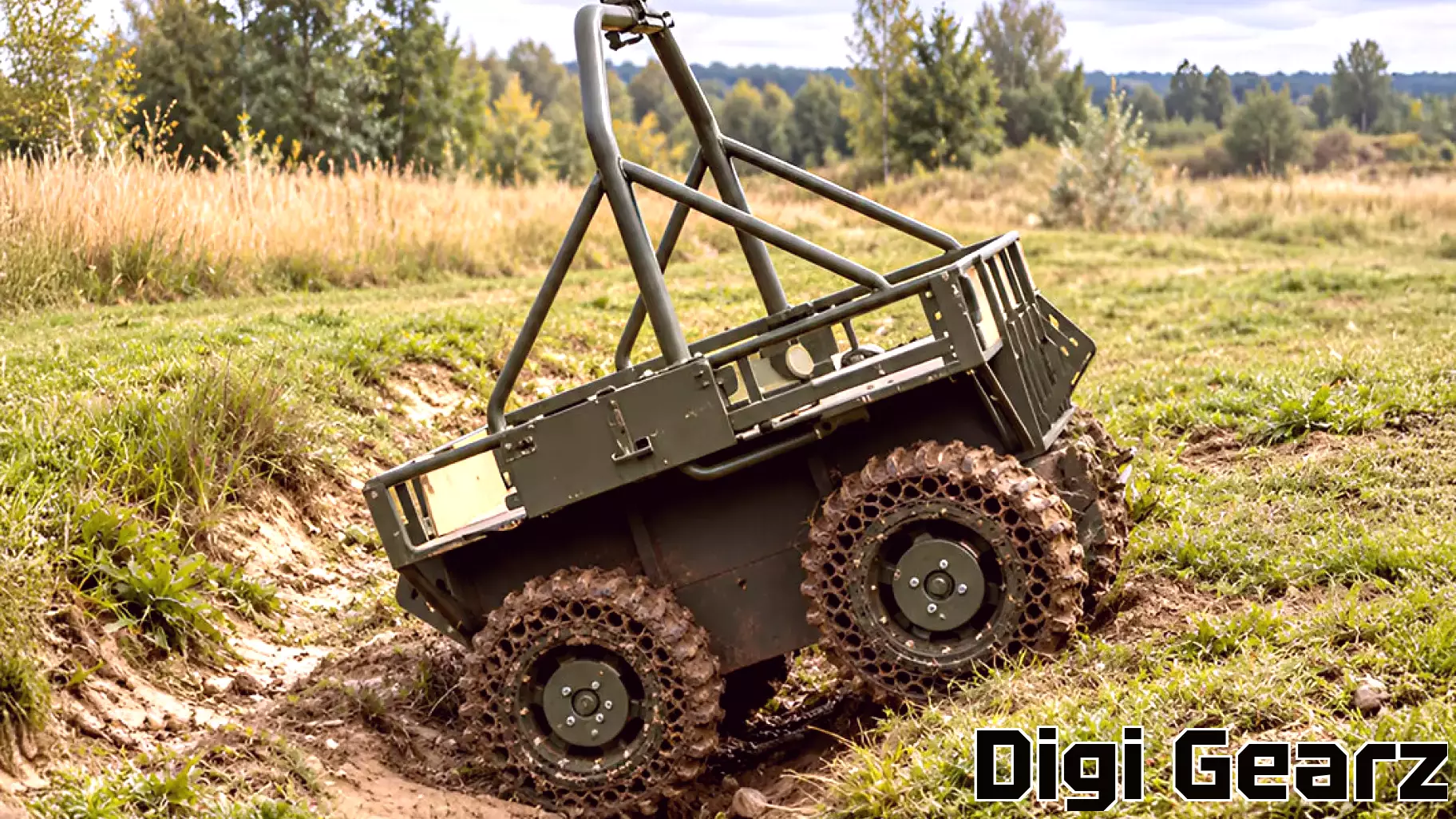 3D Printed Airless Wheels Keep Ground Robots Moving in Combat Zones